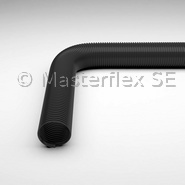 Master-PUR HX EL - Manguera de aspiración y transporte de PU, pesada, flexible, muy resistente a la abrasión y resistente al vacío, con refuerzo debajo de la espiral, eléctricamente conductiva