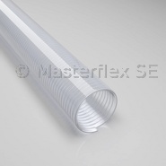Polderflex-PVC - Manguera de aspiración / manguera de transporte, superpesada, flexible, resistente a la presión y al vacío, interior y exterior lisos